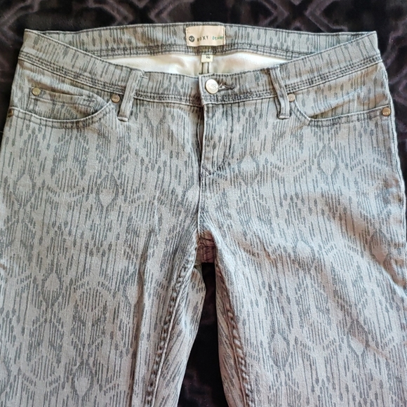 Roxy grey denim tribal print jeans - Picture 3 of 6